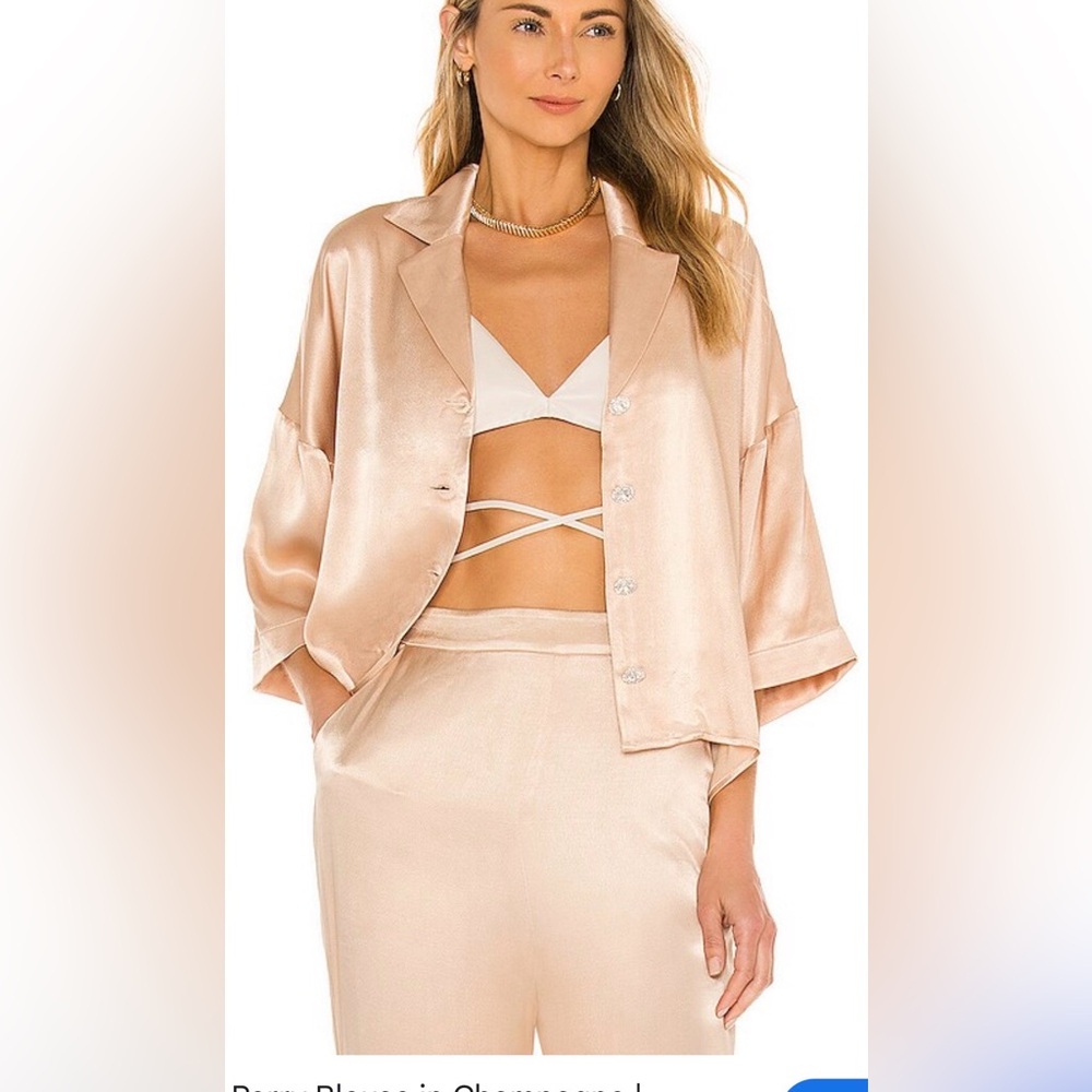 NBD Perry Blouse in Champage color- XS- NWOT- SOLD OUT
